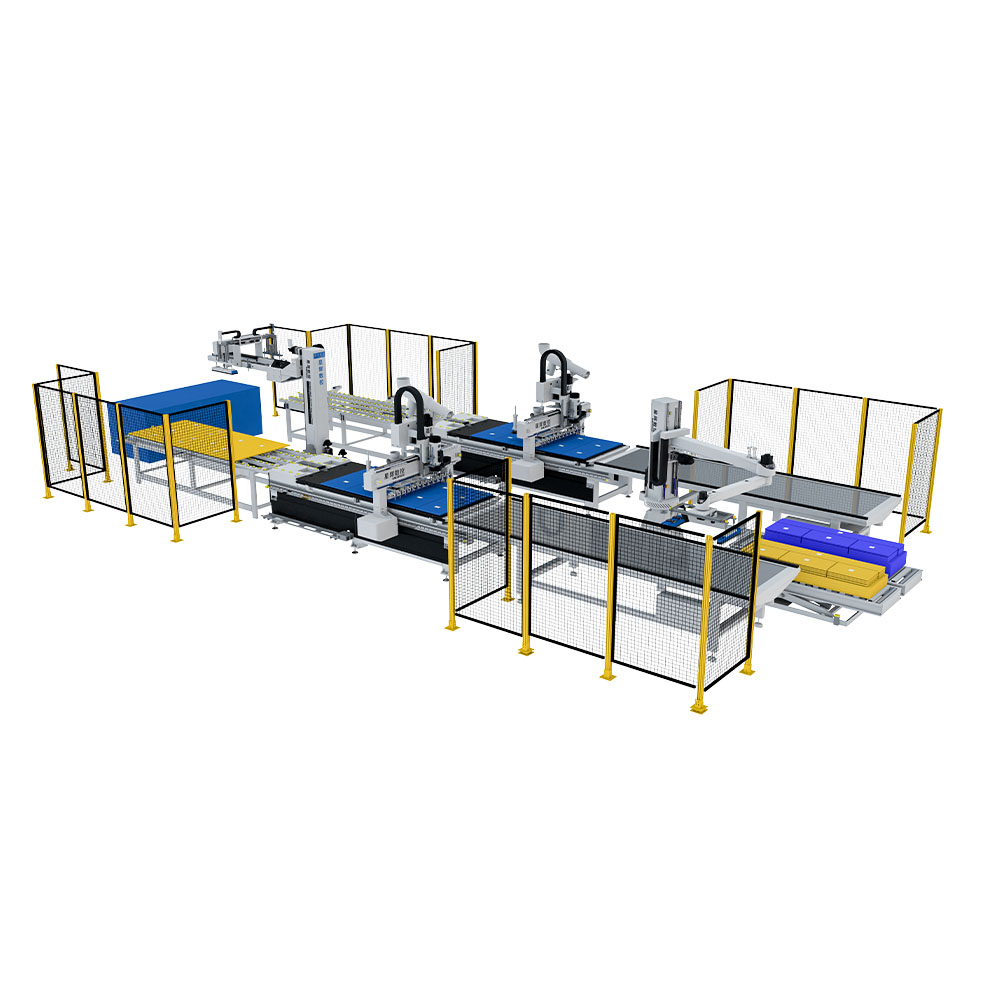 Nesting Cell+Stacking Robot with Camera